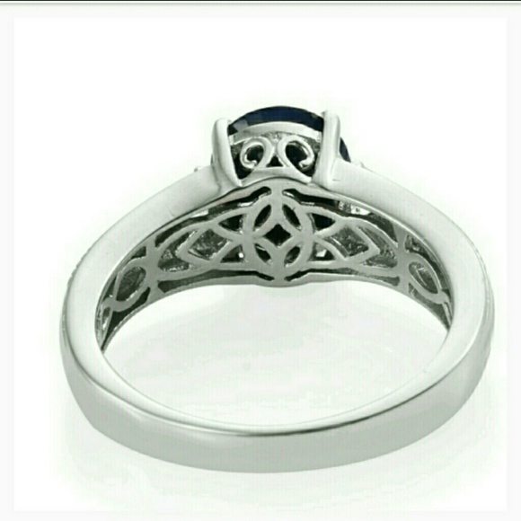 💃SAPPHIRE & TOPAZ RING - Picture 5 of 8